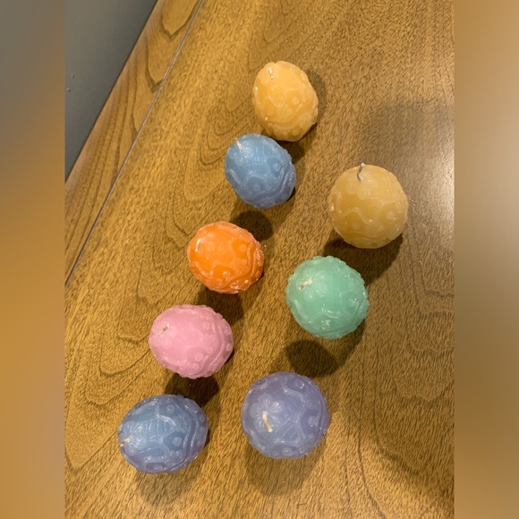 EASTER EGG PACK OF 8 CANDLES, New, Not In Original Packaging - Picture 5 of 7